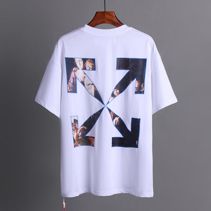 OFF-Whlte Arrow logo print T-shirt#90