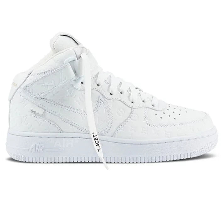 Louis Vuitton x Nike Air Force 1 Mid White