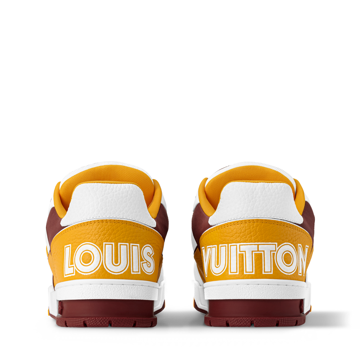 Louis Vuitton LV Trainer Yellow Velcro Strap Sneaker