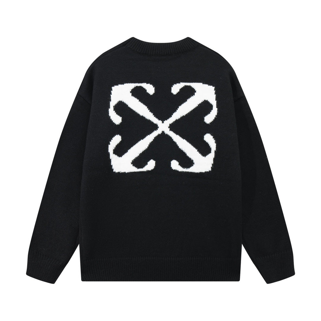 OFF-Whlte Intarsia Knit Sweater#5