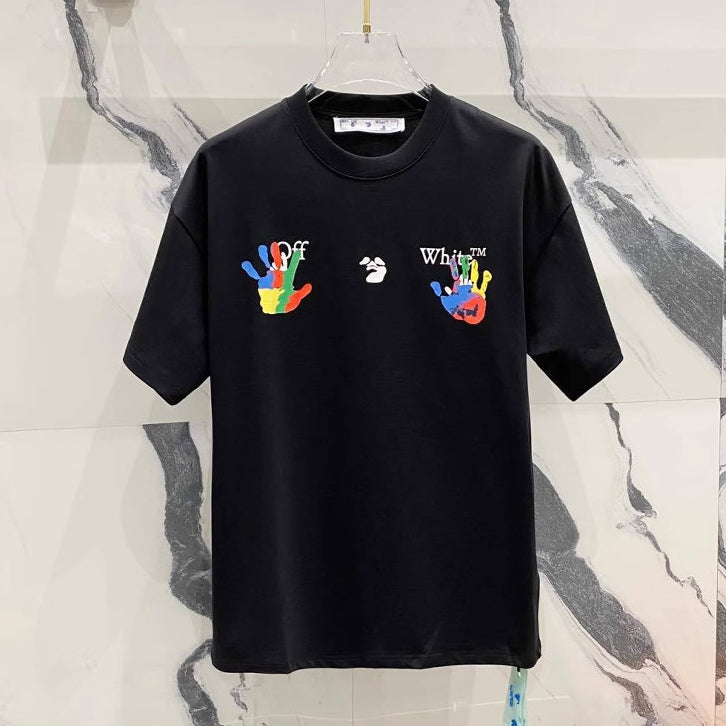 OFF-Whlte Arrow Logo Cotton T-shirt#1002