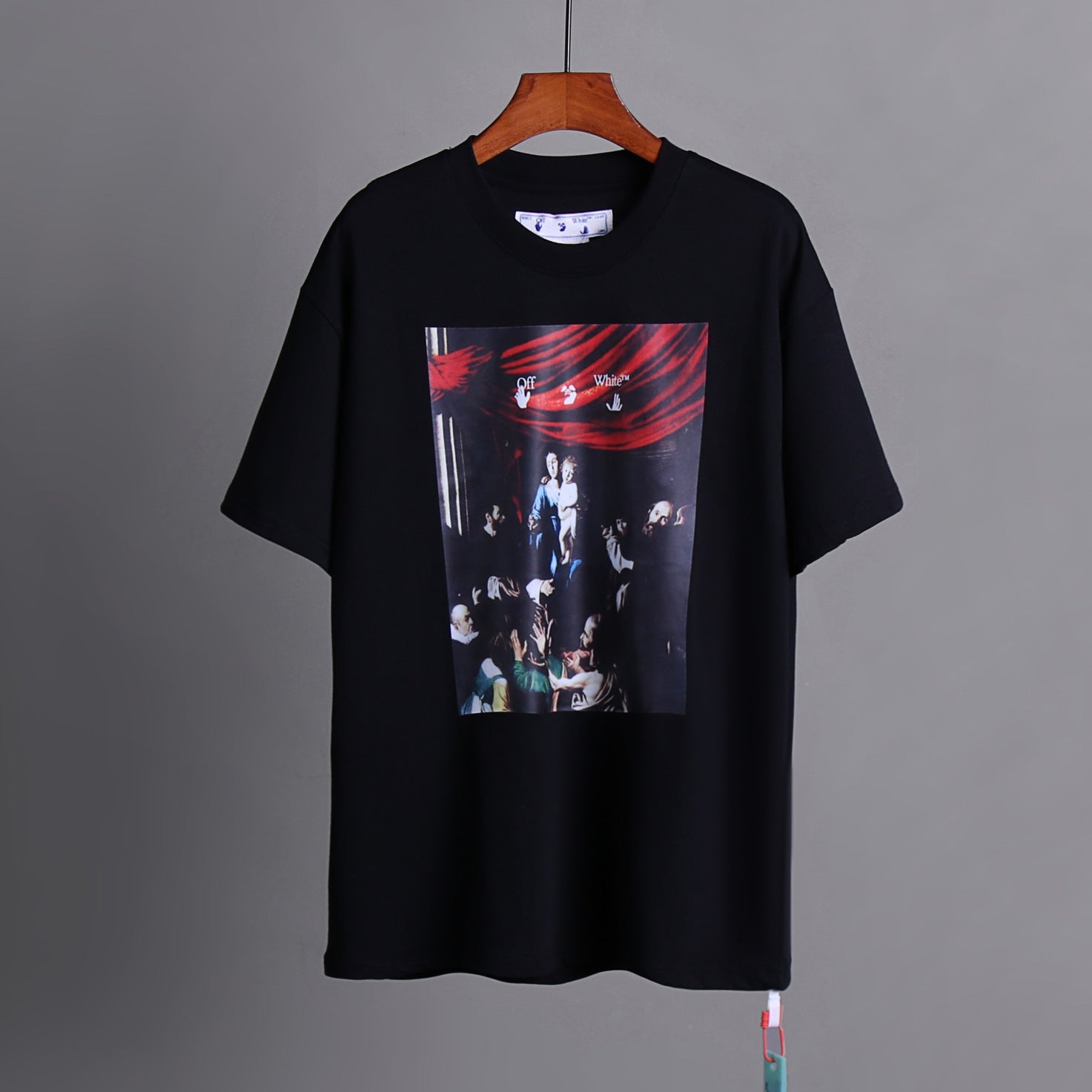 OFF-Whlte Arrow logo print T-shirt#90
