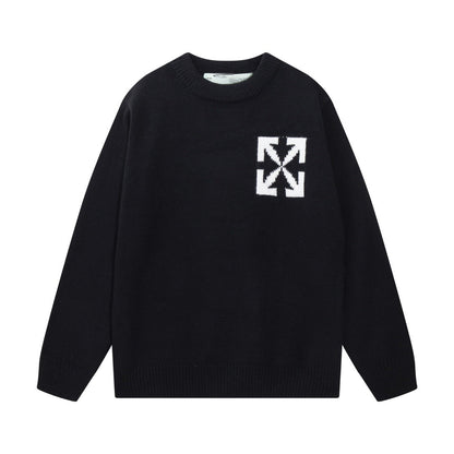 OFF-Whlte Intarsia Knit Sweater#4