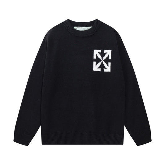 OFF-Whlte Intarsia Knit Sweater#4