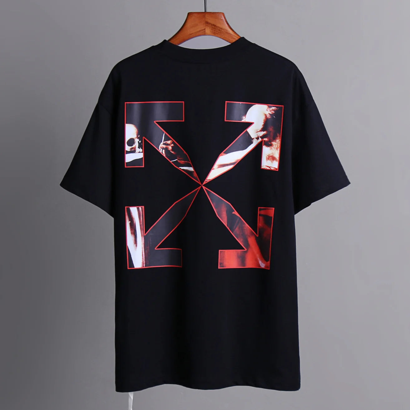 OFF-Whlte Arrow Logo Cotton T-shirt-1020