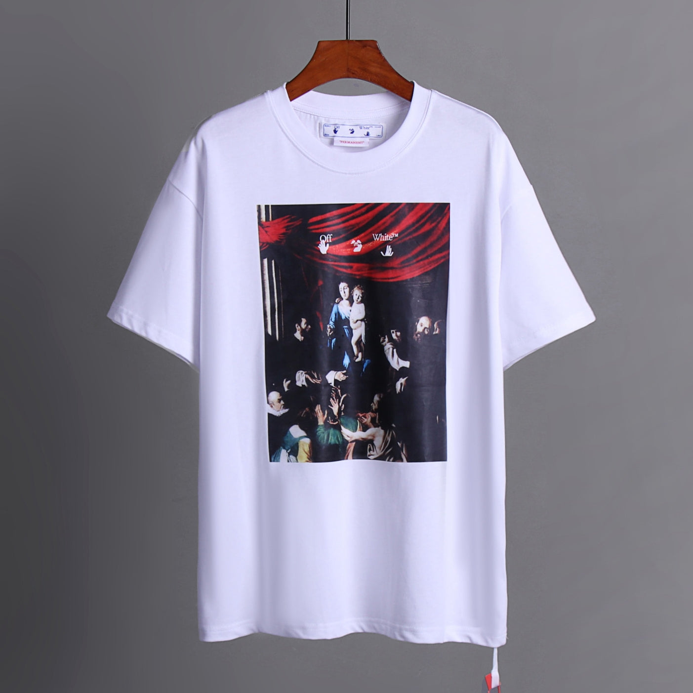 OFF-Whlte Arrow logo print T-shirt#90