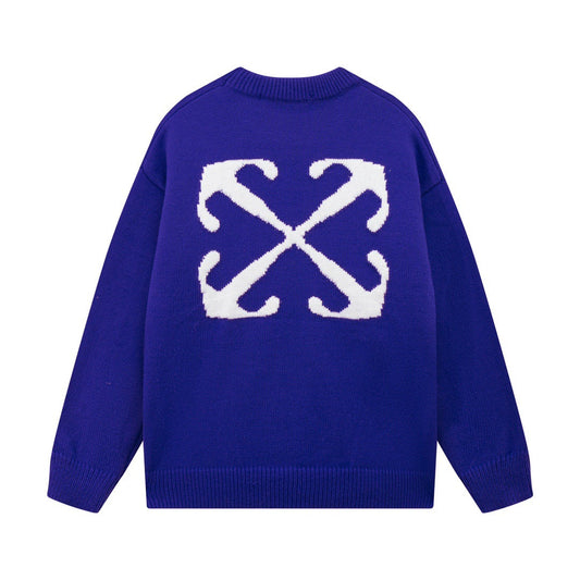 OFF-Whlte Intarsia Knit Sweater#5