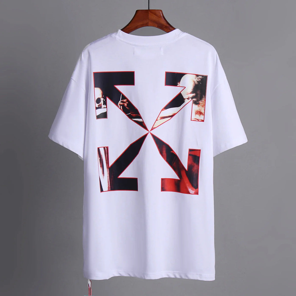 OFF-Whlte Arrow Logo Cotton T-shirt-1020