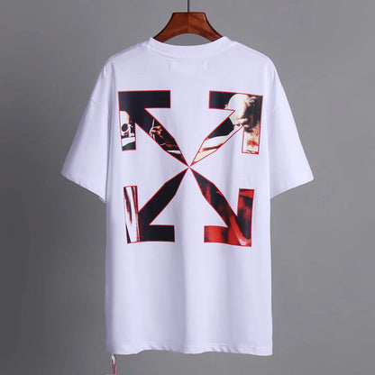 OFF-Whlte Arrow Logo Cotton T-shirt-1020