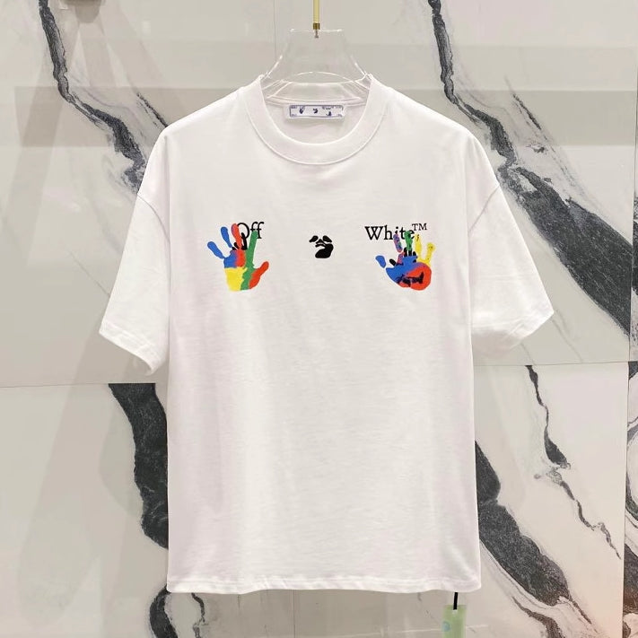 OFF-Whlte Arrow Logo Cotton T-shirt#1002