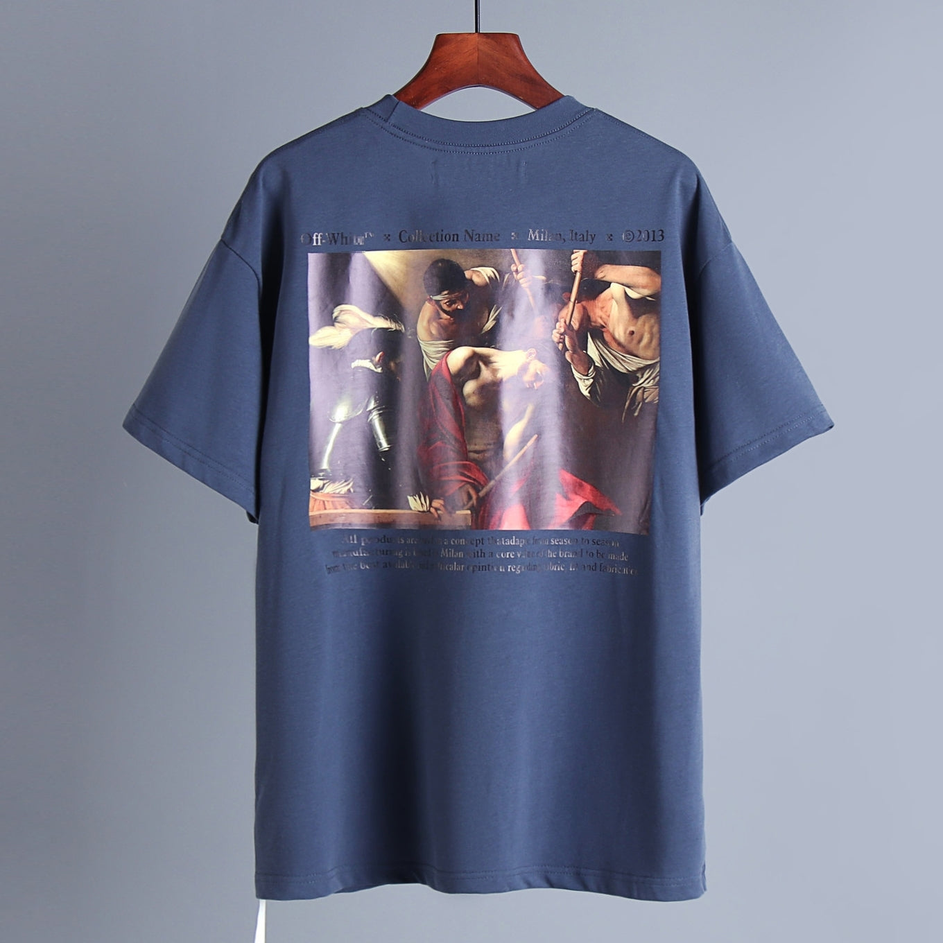 OFF-Whlte Arrow logo print T-shirt#89