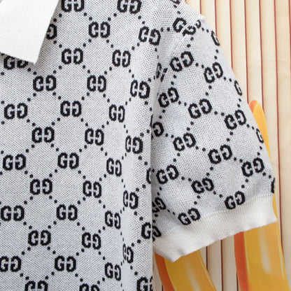 Gucci G802 Jacquard Polo Sweater - Image 6