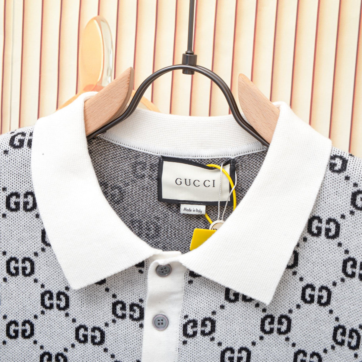 Gucci G802 Jacquard Polo Sweater - Image 3
