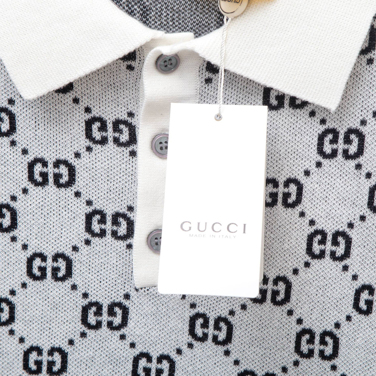 Gucci G802 Jacquard Polo Sweater - Image 5