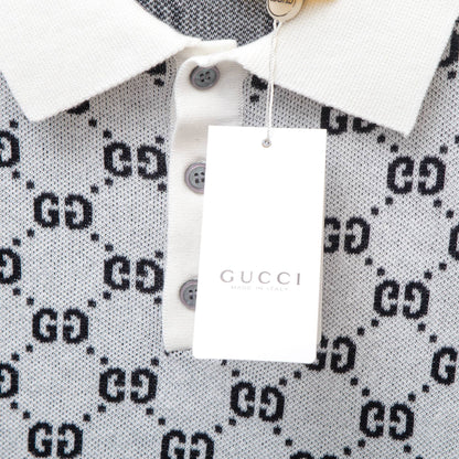 Gucci G802 Jacquard Polo Sweater - Image 5