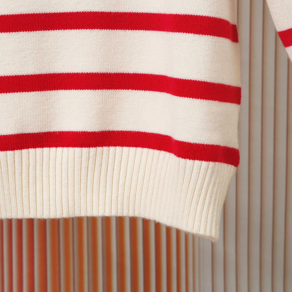 Gucci G8311 Embroidered Striped Crewneck Sweater - Image 8