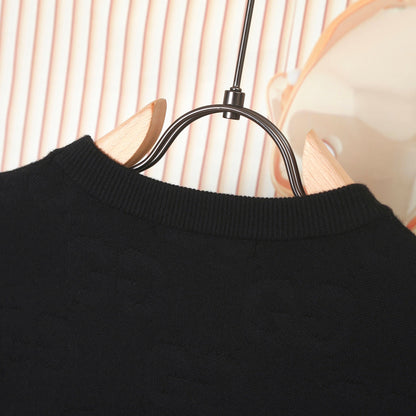 Gucci G8399 Double-G Jacquard Crewneck Sweater - Image 4