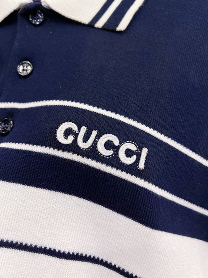 Gucci G805 Jacquard Polo Sweater - Image 6