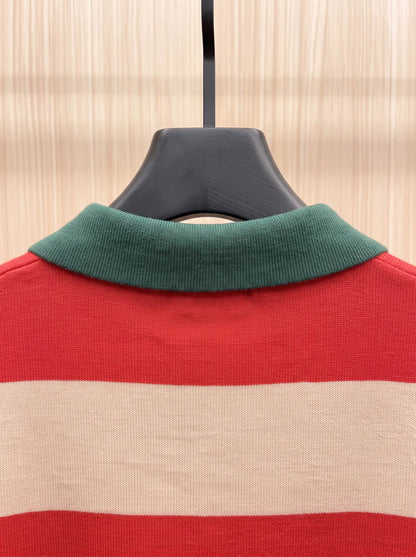 Gucci Striped Polo Sweater - Image 4