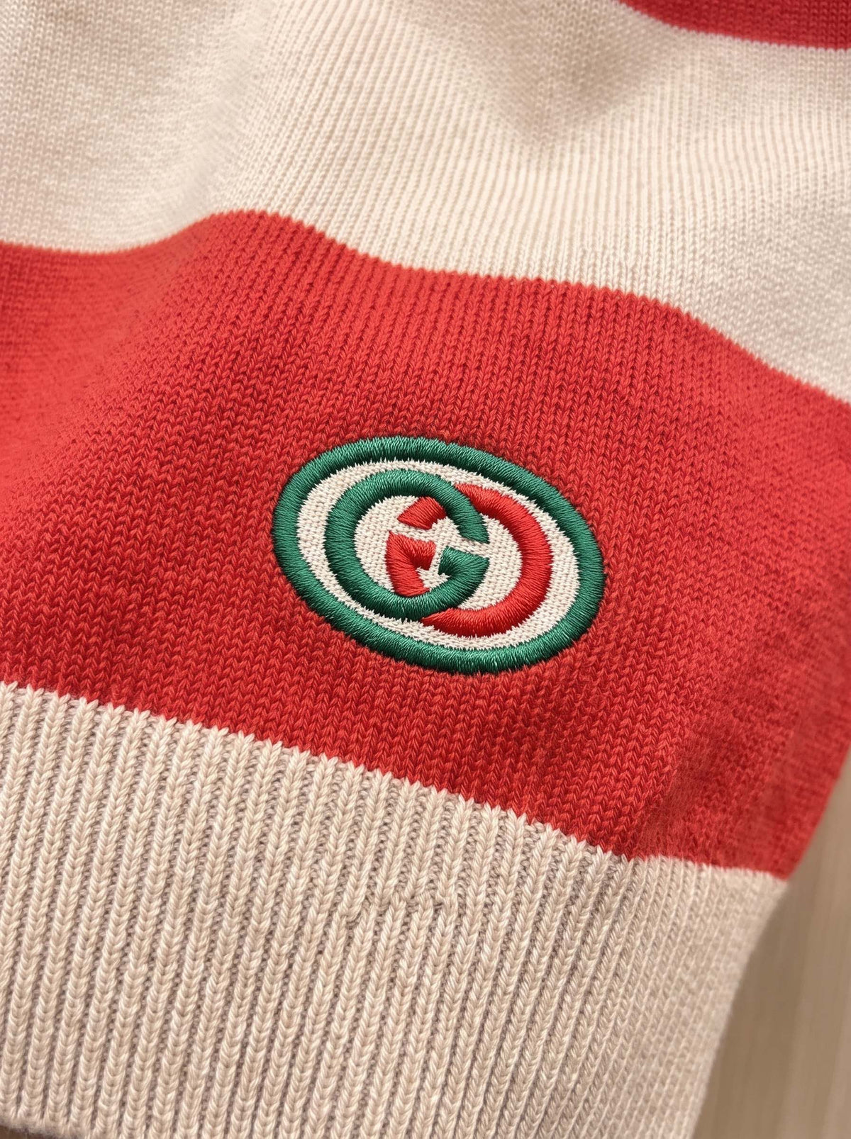 Gucci Striped Polo Sweater - Image 6