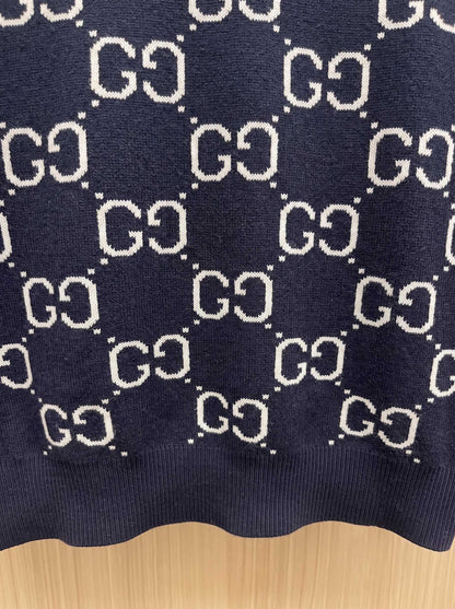 Gucci Monogram Double-G Crewneck Sweater - Image 5