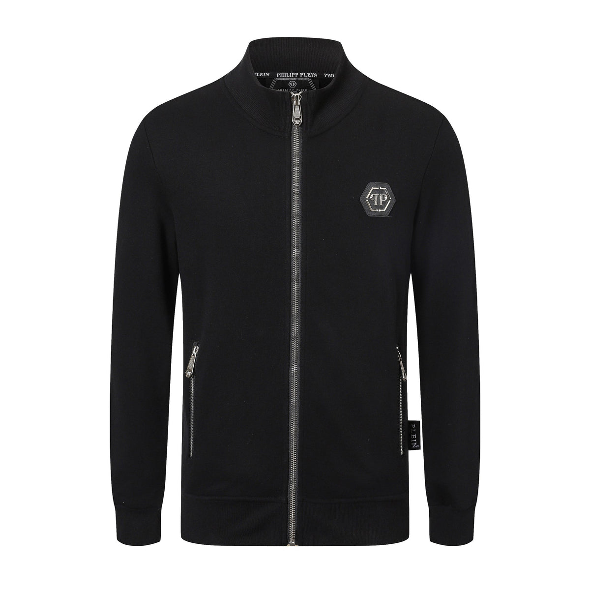 PP Stand collar sweatshirt jacket #7