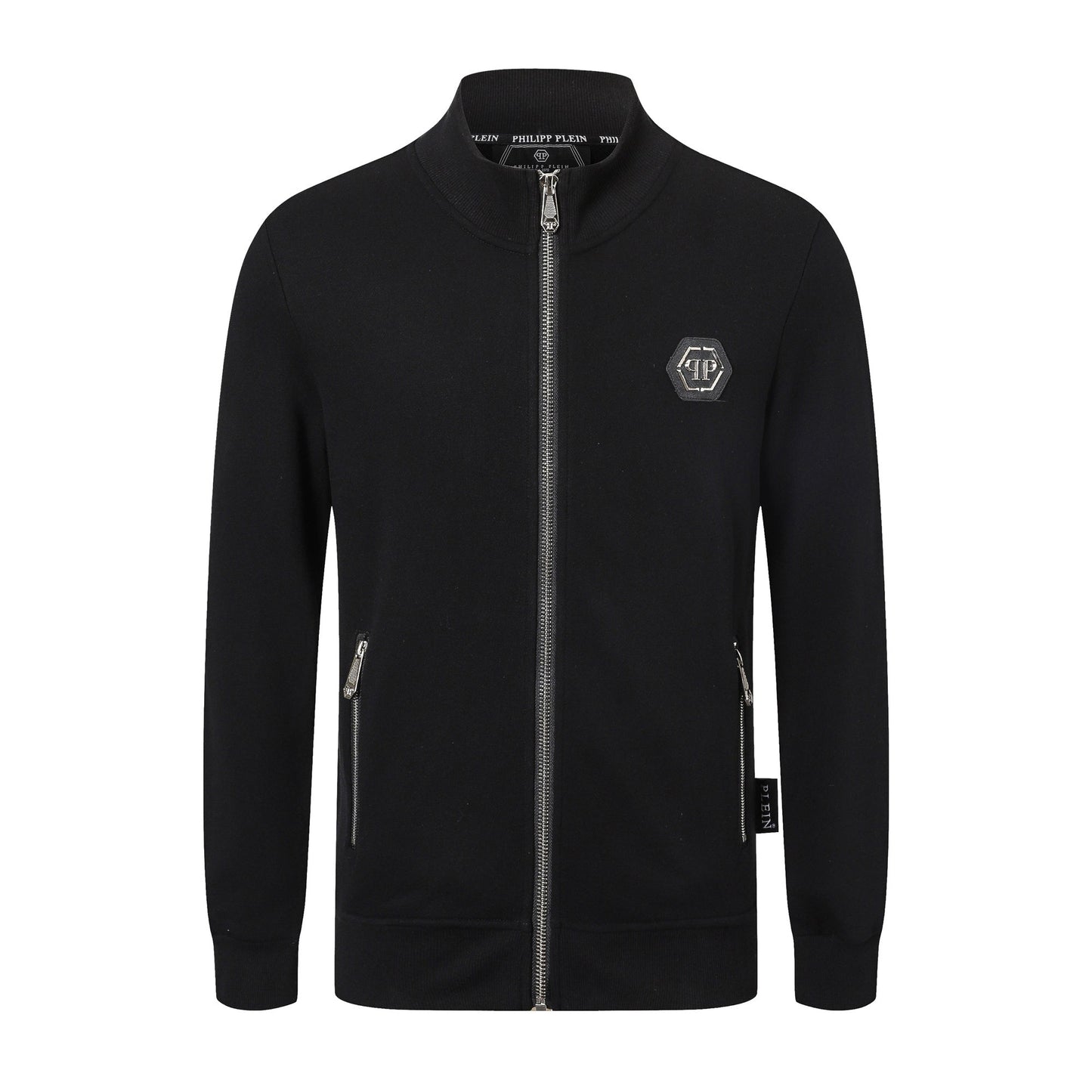 PP Stand collar sweatshirt jacket #4