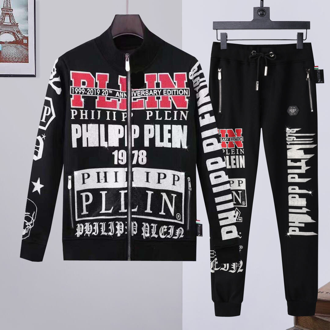 PP Skull Hoodie Jacket Suit