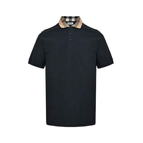 Burberry Casual Polo Shirt#01 - Black Front