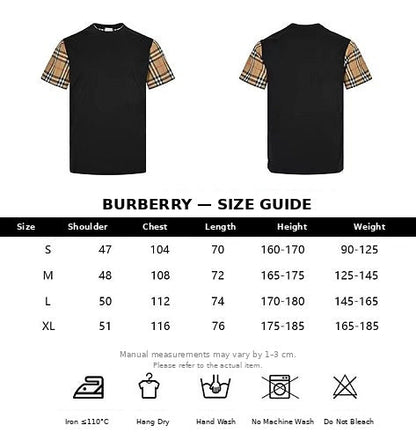 Burberry Black Casual Short-Sleeve T-Shirt