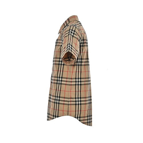 Burberry Casual Short-Sleeve Shirt#02 - Archive Beige Plaid Side