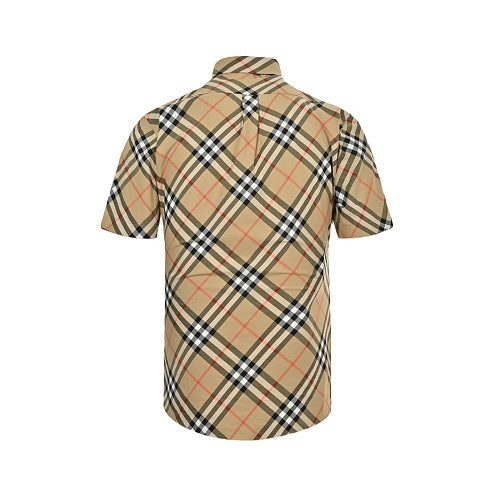 Burberry Casual Short-Sleeve Shirt#03 - Brown Check Back