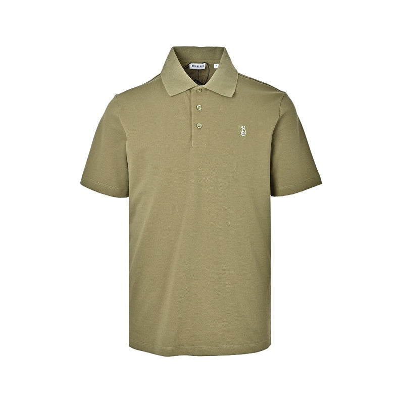 Burberry Casual Polo Shirt#02 - Khaki Front