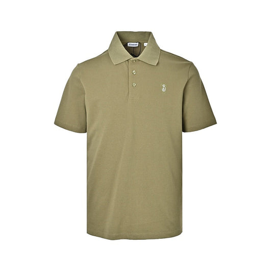 Burberry Casual Polo Shirt#02 - Khaki Front