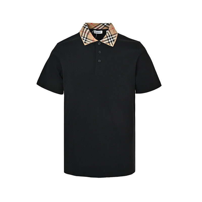Burberry Casual Polo Shirt#03 - Black Front