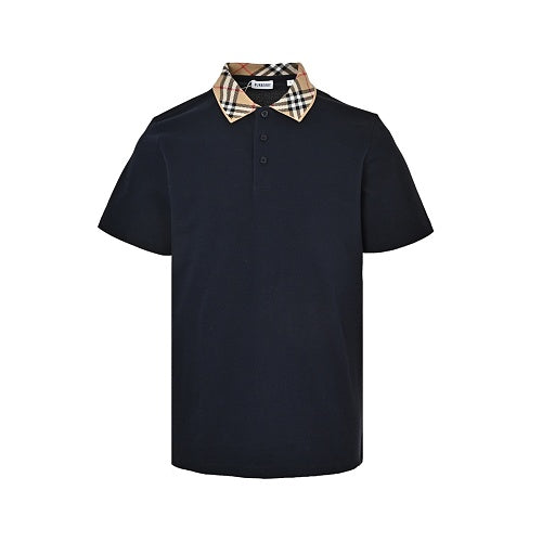 Burberry Casual Polo Shirt#03 - Navy Front