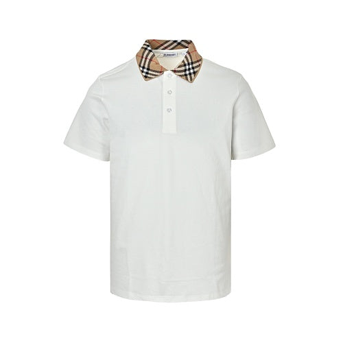 Burberry Casual Polo Shirt#03 - White Front