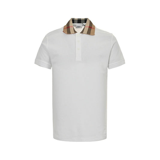 Burberry Casual Polo Shirt#07 - White Front