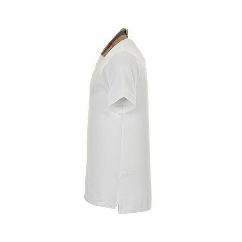 Burberry Casual Polo Shirt#07 - White Side