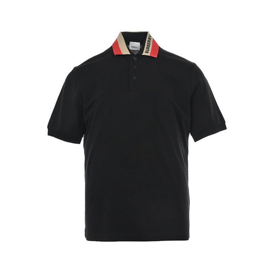 Burberry Casual Polo Shirt#10 - Black Front