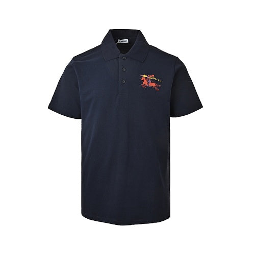 Burberry Casual Polo Shirt#15 - Navy Front