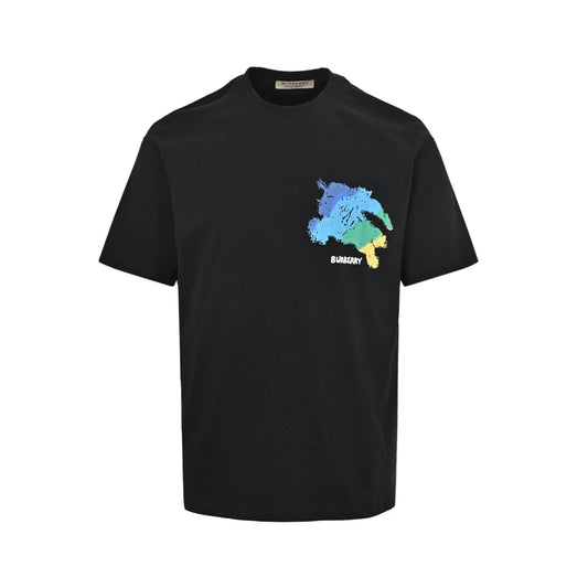 Burberry Casual T-shirt#06 - Black Front