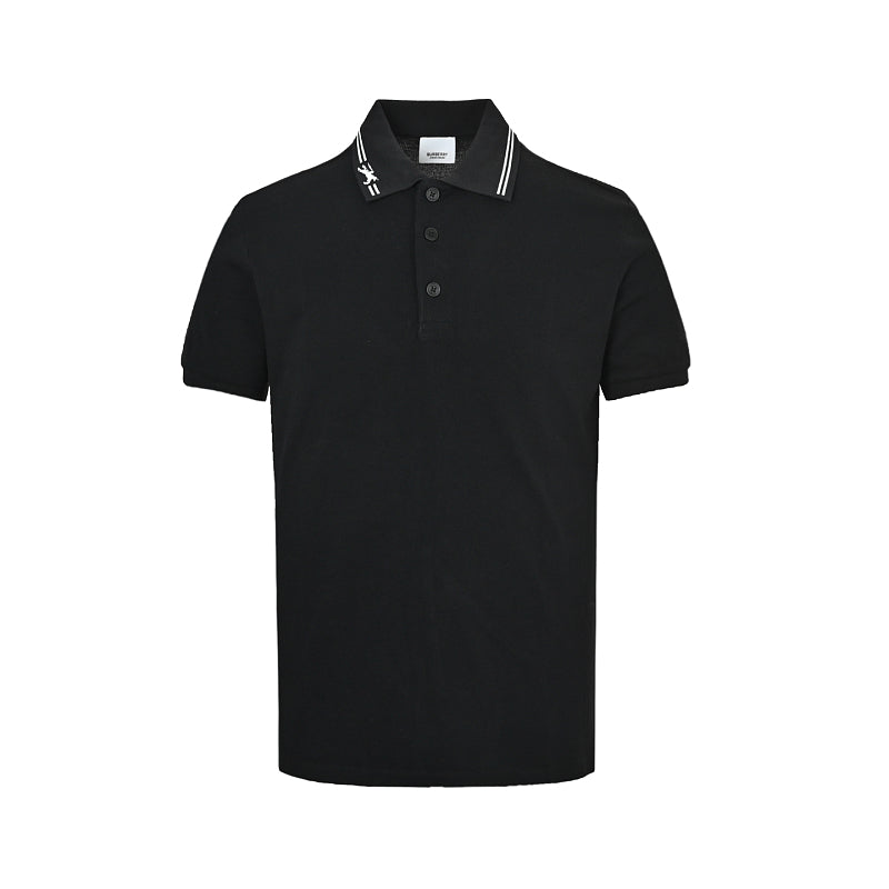 Burberry Casual Polo Shirt#18 - Black Front