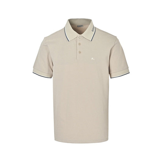 Burberry Casual Polo Shirt#19 - Beige Front