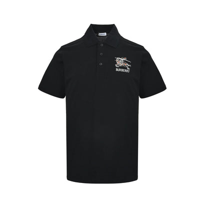 Burberry Casual Polo Shirt#22 - Black Front