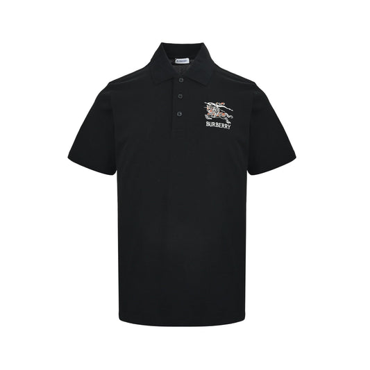 Burberry Casual Polo Shirt#22 - Black Front
