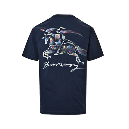 Burberry Casual T-shirt#07 - Navy Back
