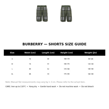 Burberry Casual Shorts#19 - English Size Chart