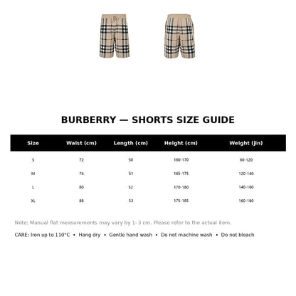Burberry Casual Shorts#25 - English Size Chart