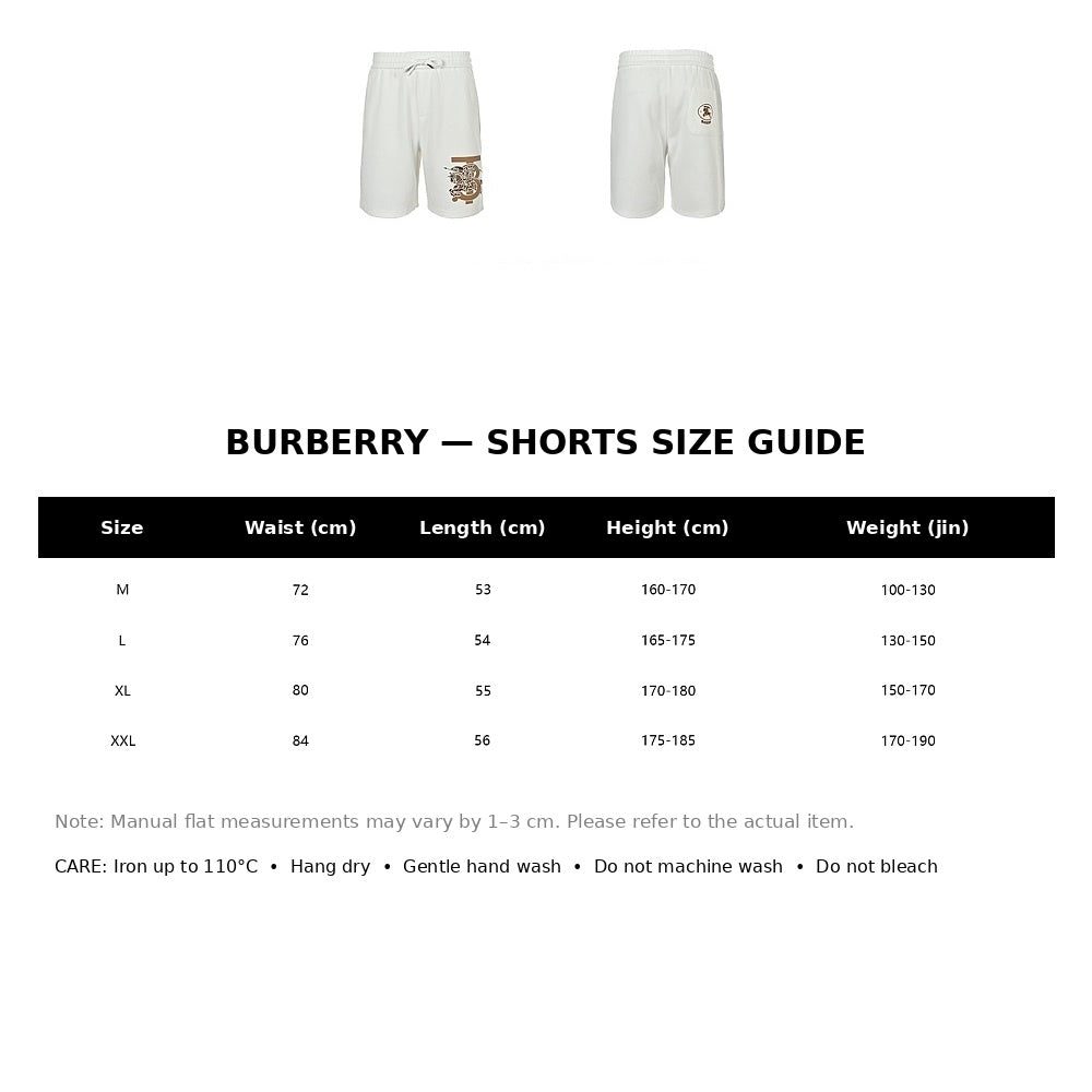 Burberry Casual Shorts#30 - English Size Chart